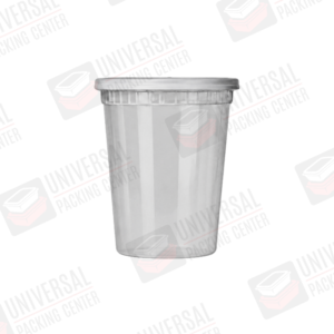 Envase Redondo de 16onz (Deli) con tapadera