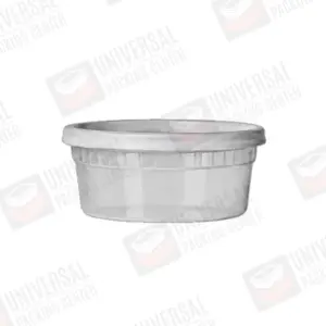 Envase Redondo de 8onz (Deli) con tapadera